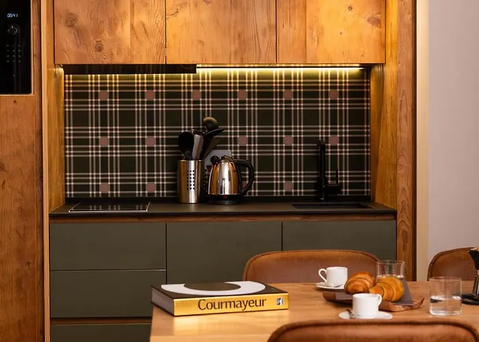 Le Mallet, Courmayeur, Alpine Homesuite Apart Otel Courmayeur